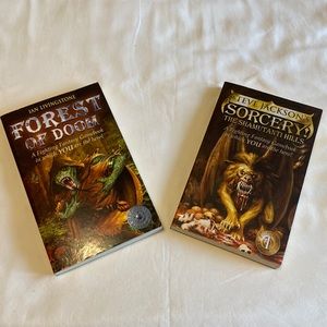 Fighting Fantasy Gamebooks 8 & 9 - Wizard Books Editions.